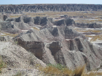 Badlands in South Dakota